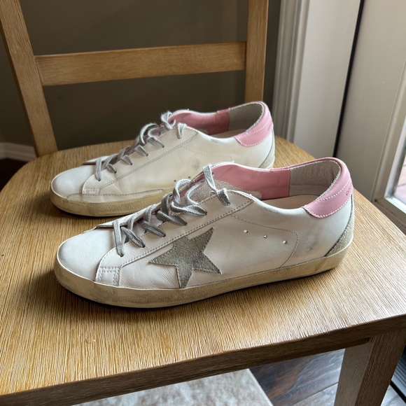 Golden Goose Super-Star Sneakers in Light Pink - Picture 5 of 7